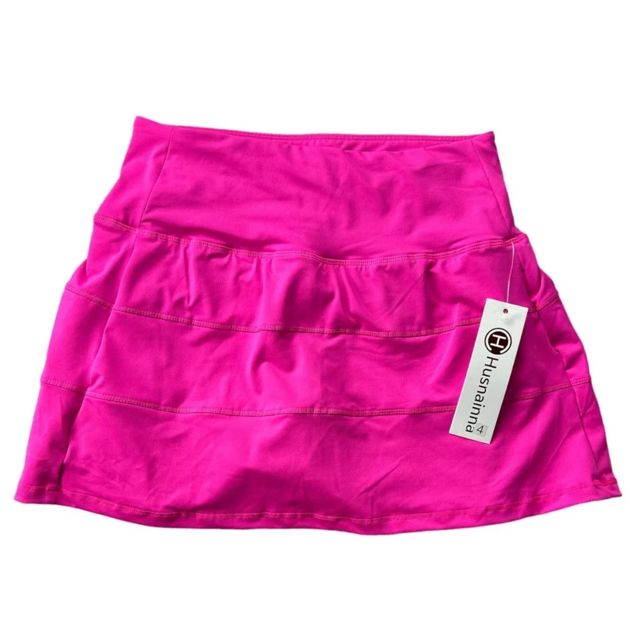 Husnainna Hot Pink Skort NWT size 4 Husnainna Hot... - Depop