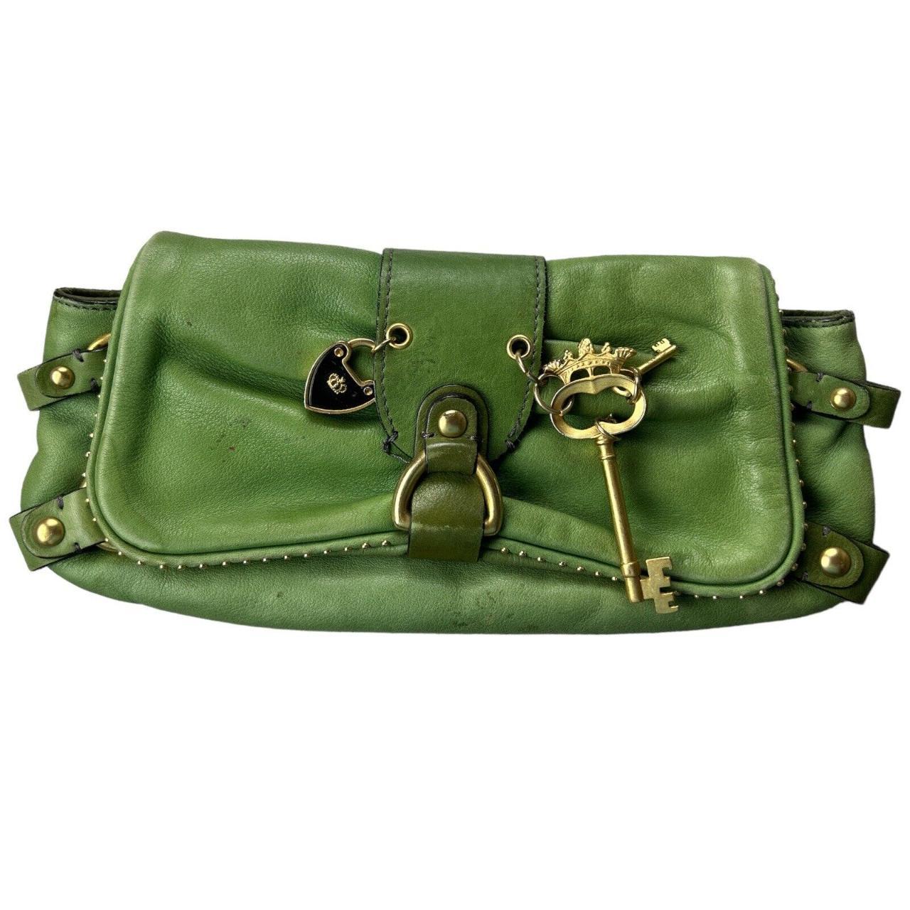 Vintage Juicy Couture Clutch Bag Green Depop