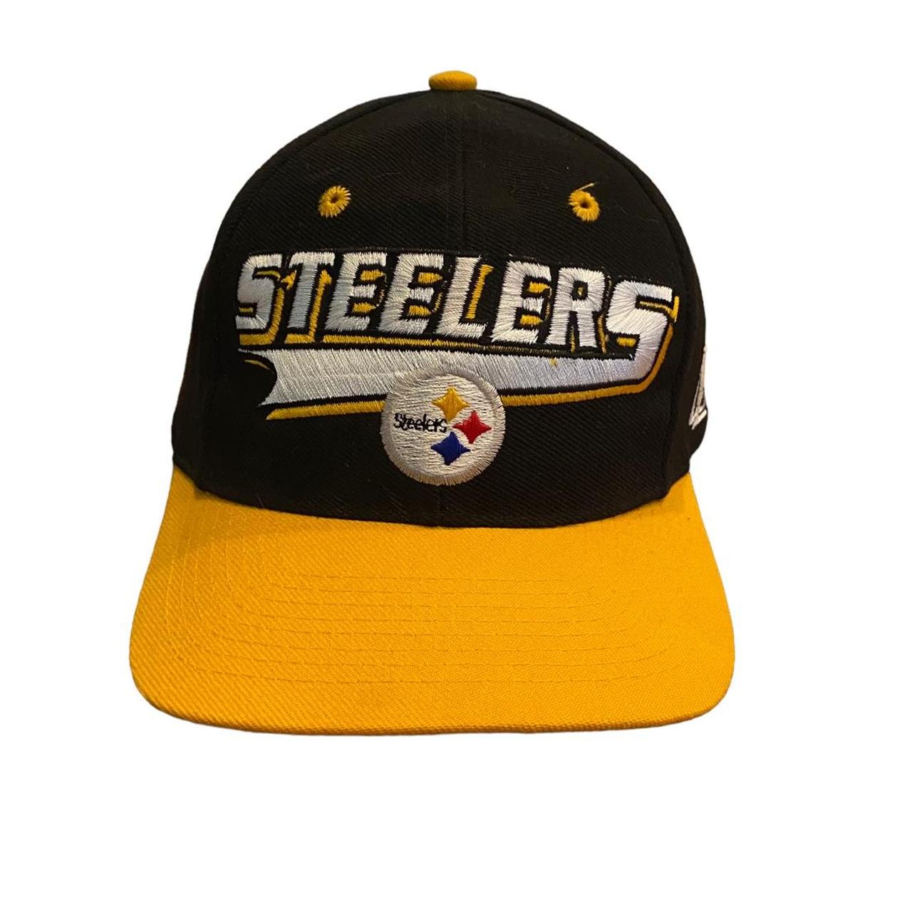 Vintage Logo Athletics Pittsburgh Steelers Hat - Depop