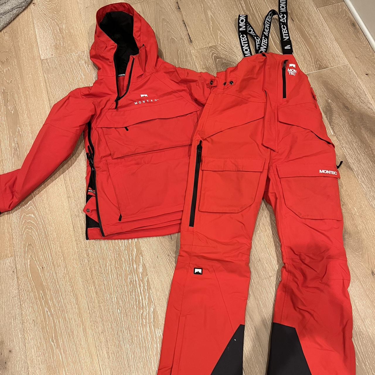 Montec ski bib and jacket Bib is xs and jacket is... Depop