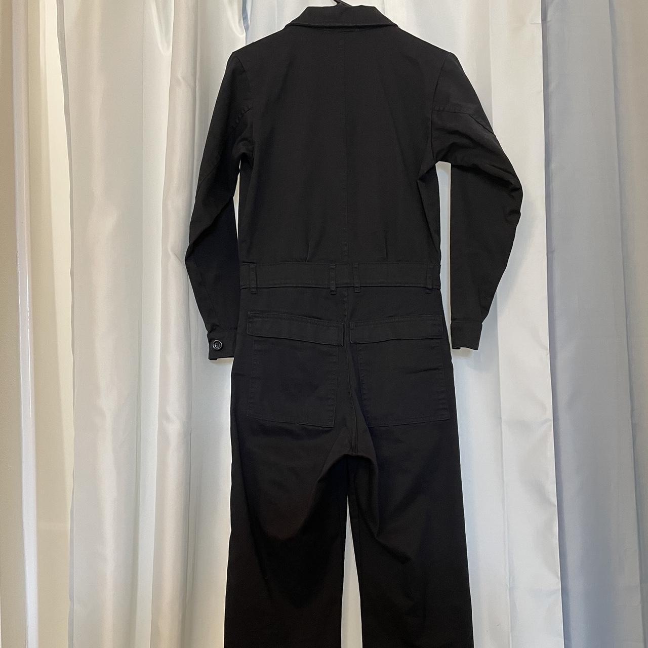 Xs Long Sleeve Big Bud Press Jumpsuit In Black Great Depop