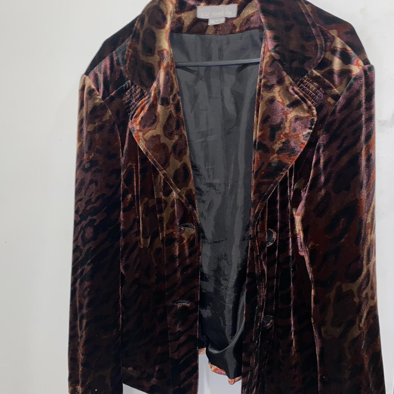 liz jordan red leather jacket