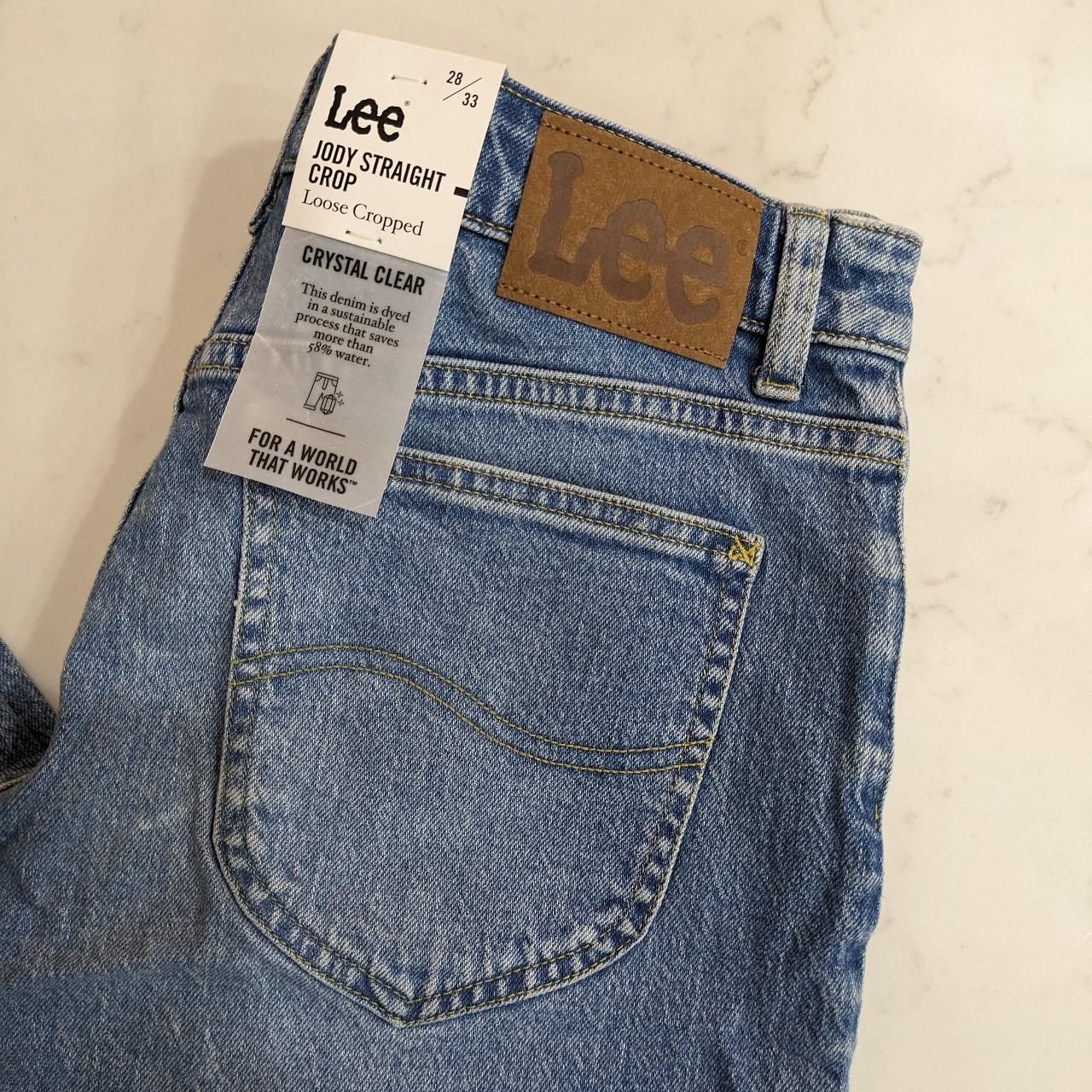 BNWT Lee Women’s High Rise Jody Straight Leg Loose... - Depop