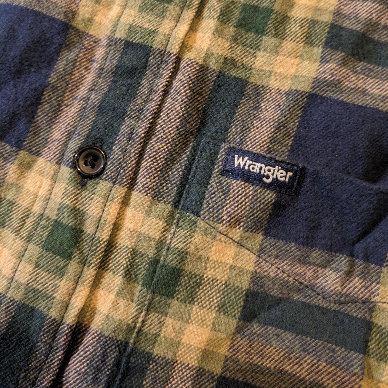 🔥 BNWT Wrangler 1 Pocket Flannel Shirt size... - Depop