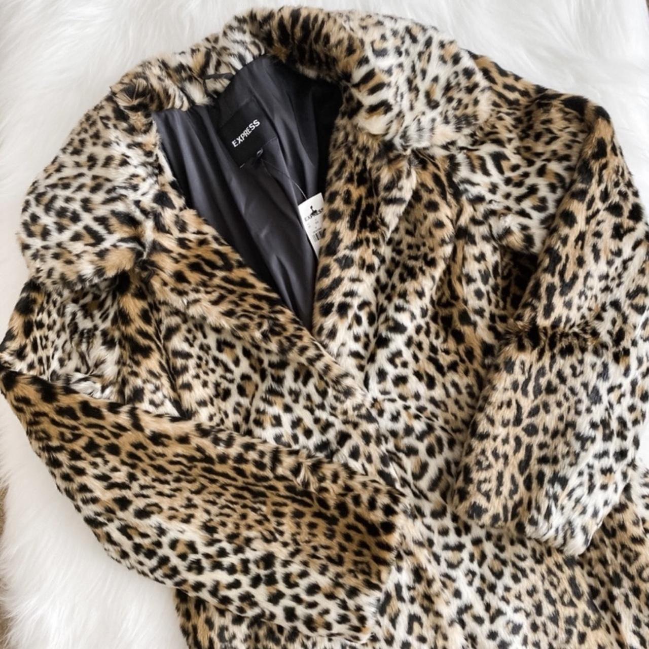 Express 2024 leopard coat