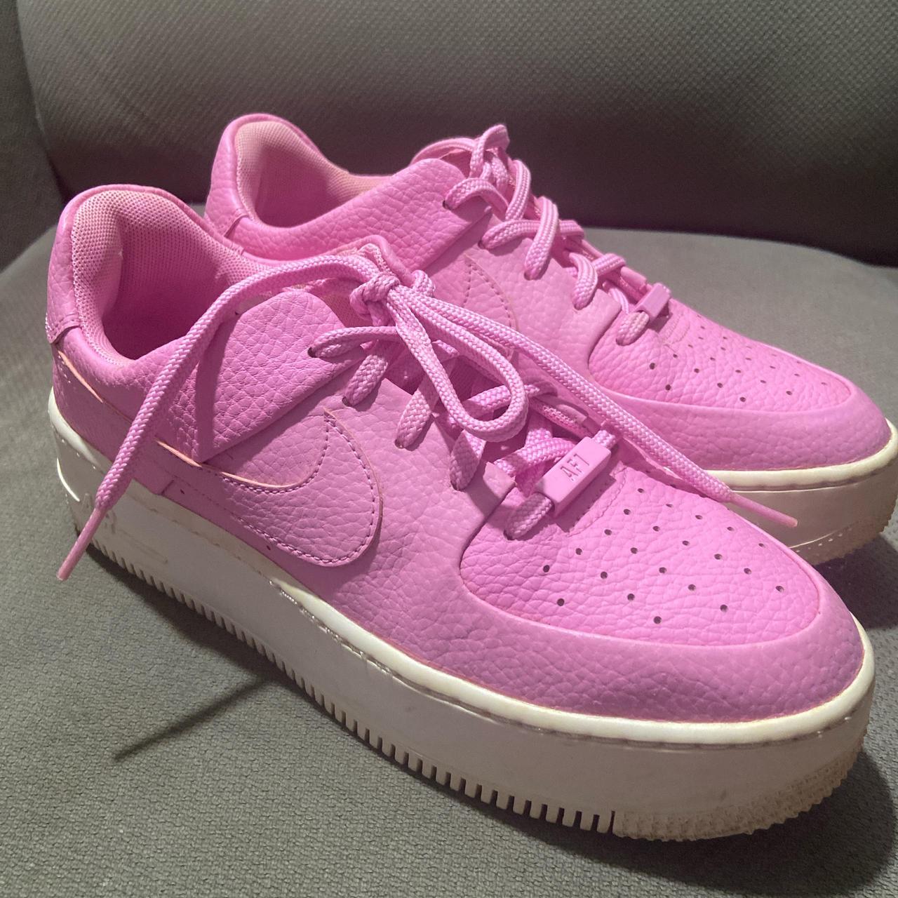 Nike Air Force 1 Sage Low Psychic Pink womens size. Depop