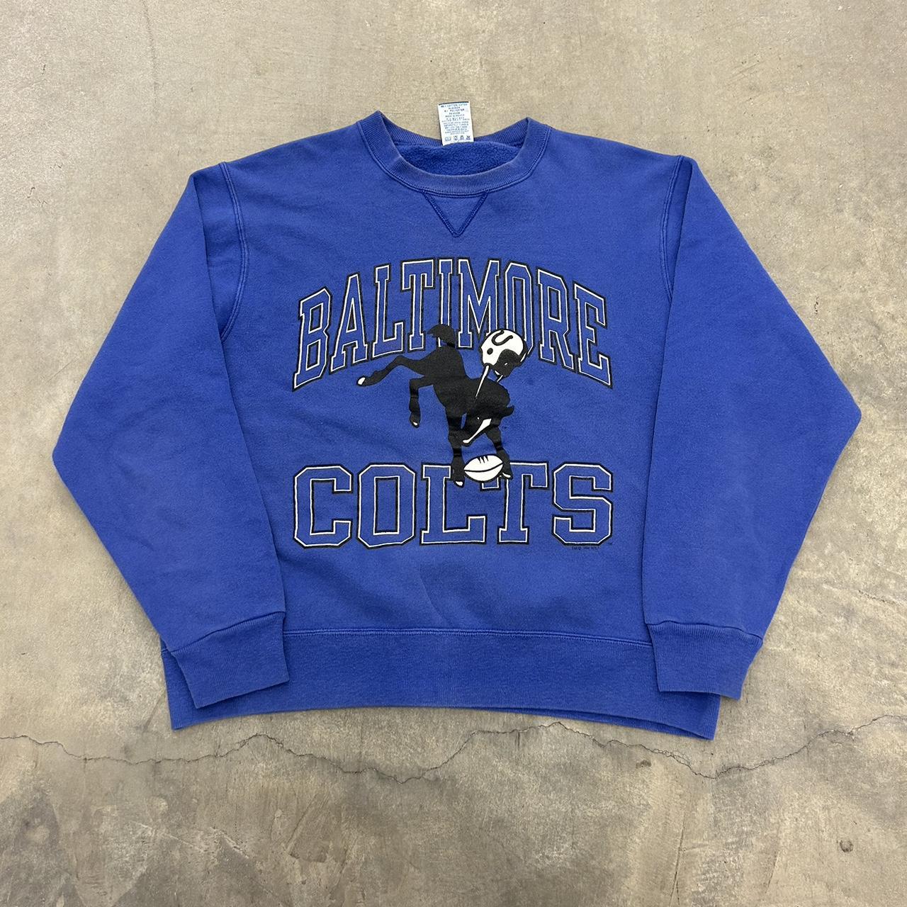 Baltimore Ravens vintage crewneck sweatshirt Men's - Depop