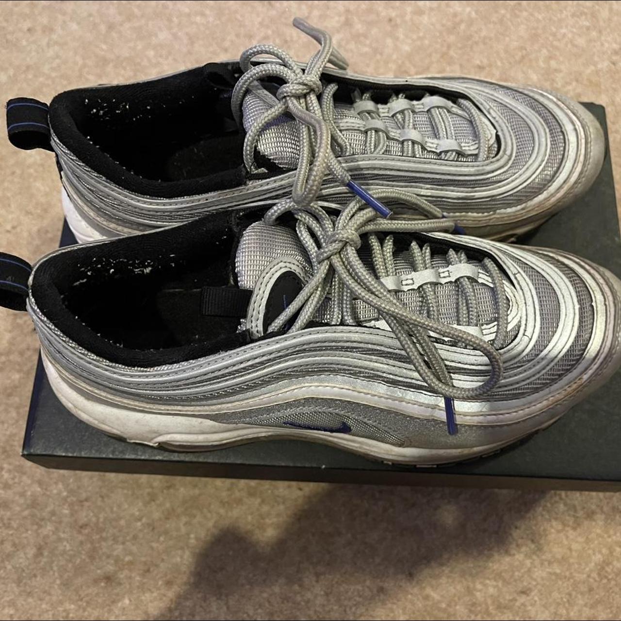 nike air max 97 white iridescent women's shoe