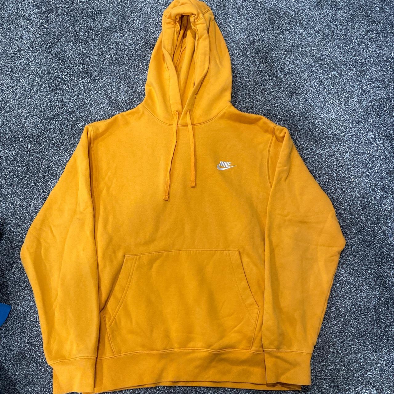 bright orange nike hoodie