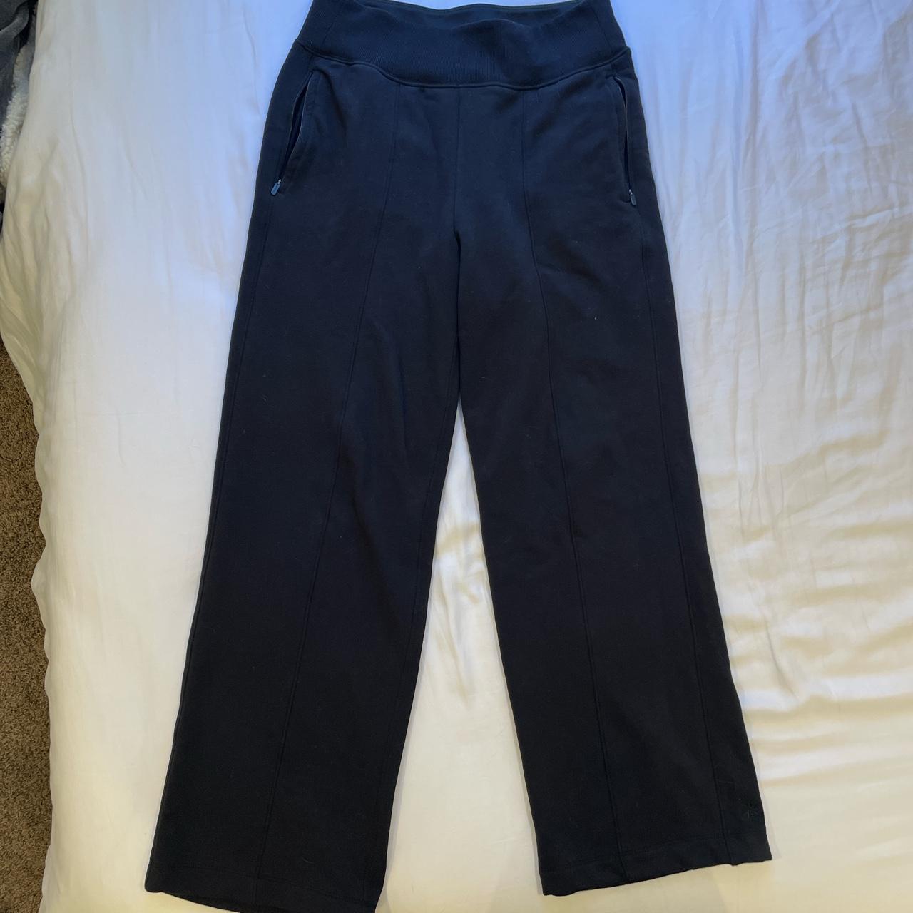 Athleta Women's Black Joggers-tracksuits | Depop