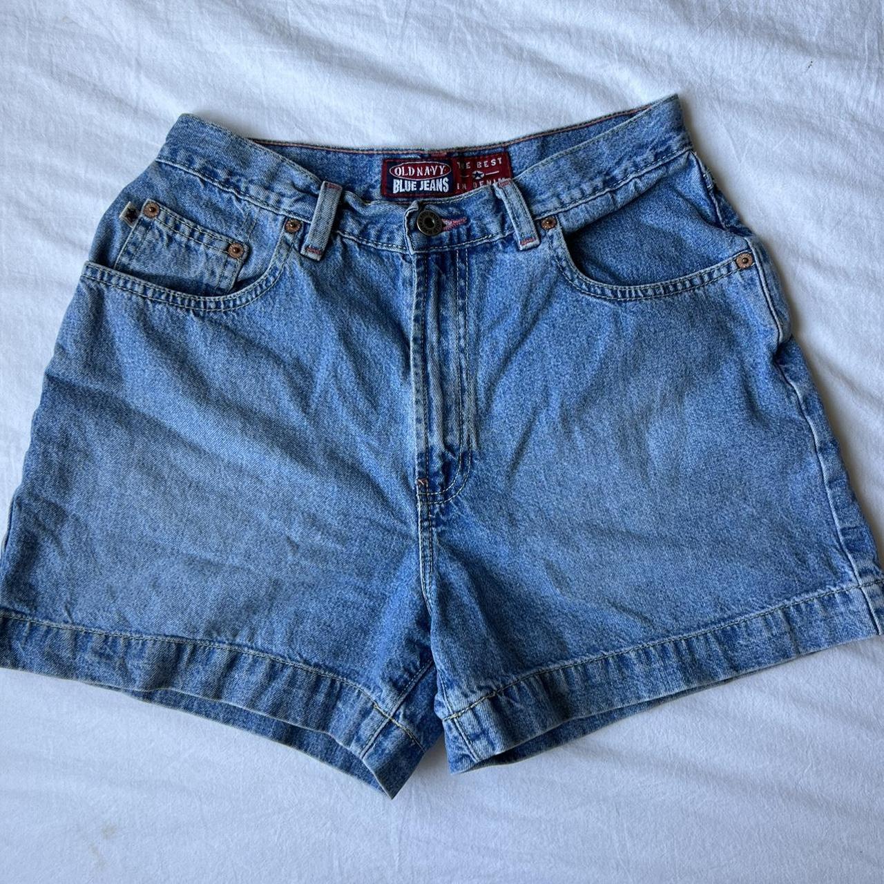 Vintage Old Navy high waisted jorts These cuffed... - Depop