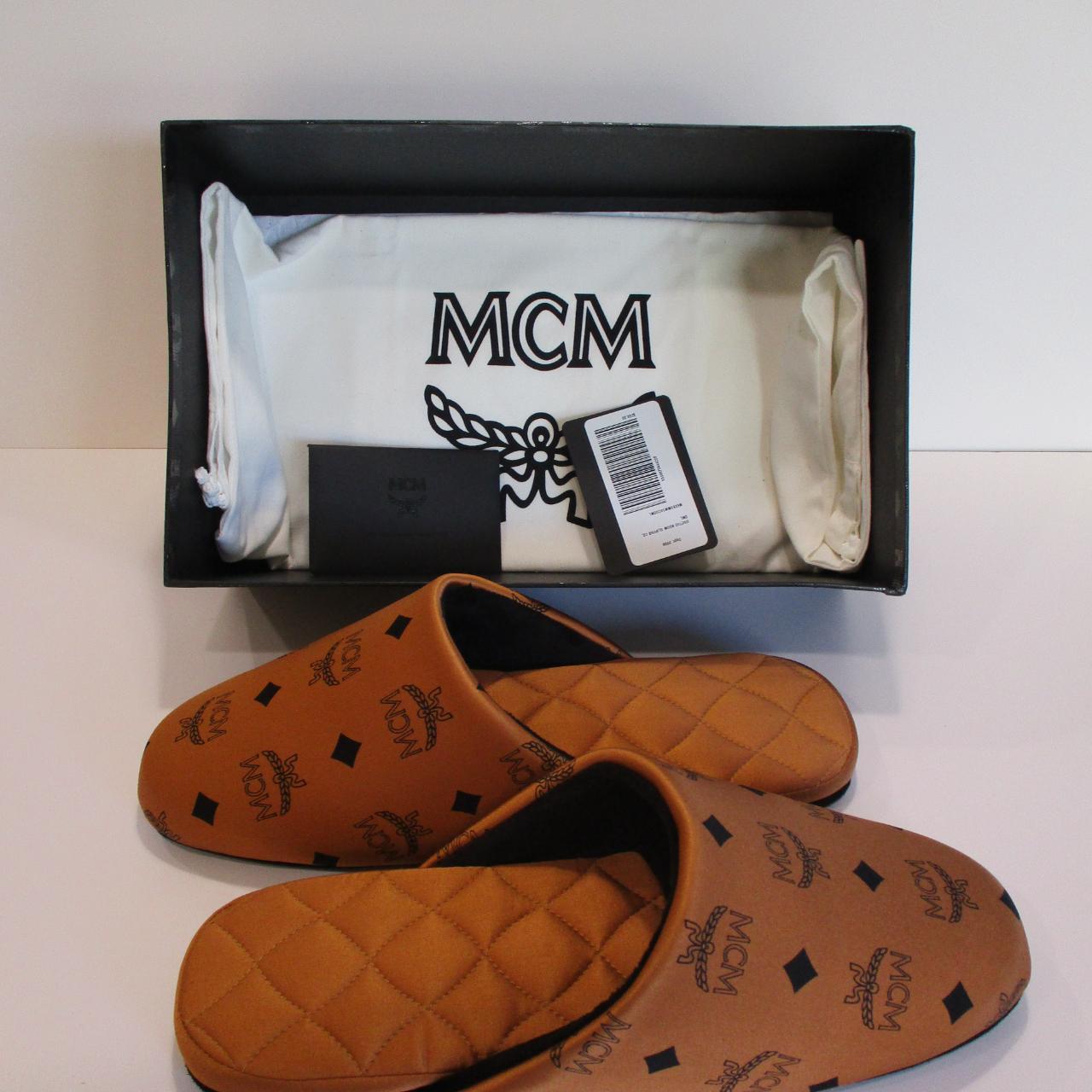 Men's MCM Satin Room Slippers Size M/L Orig. Price... - Depop