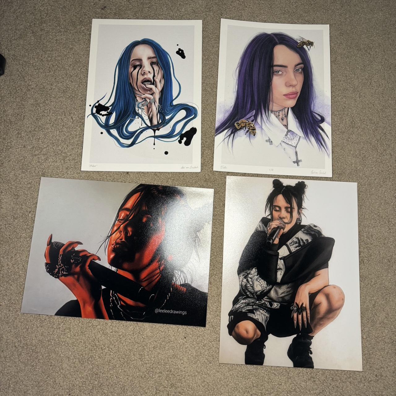 Billie Eilish bad guy FLEXI-DISC Postcard store Vinyl 7