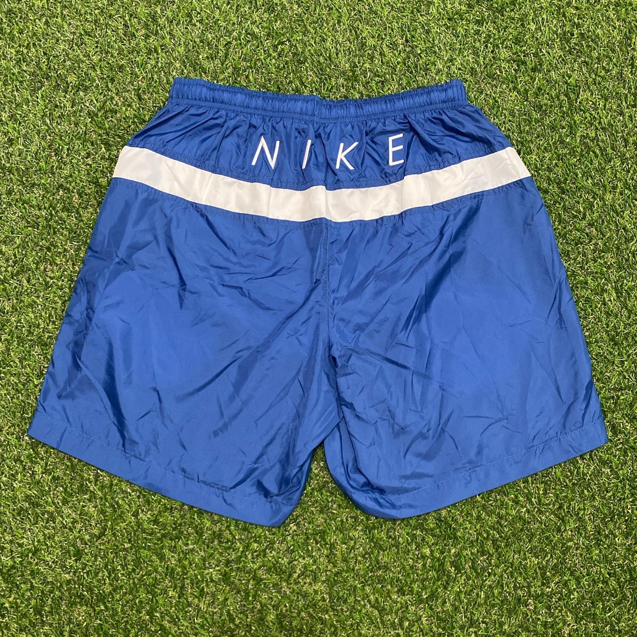 Essential Vintage Y2K Nike Nylon Shorts Mens Size... Depop