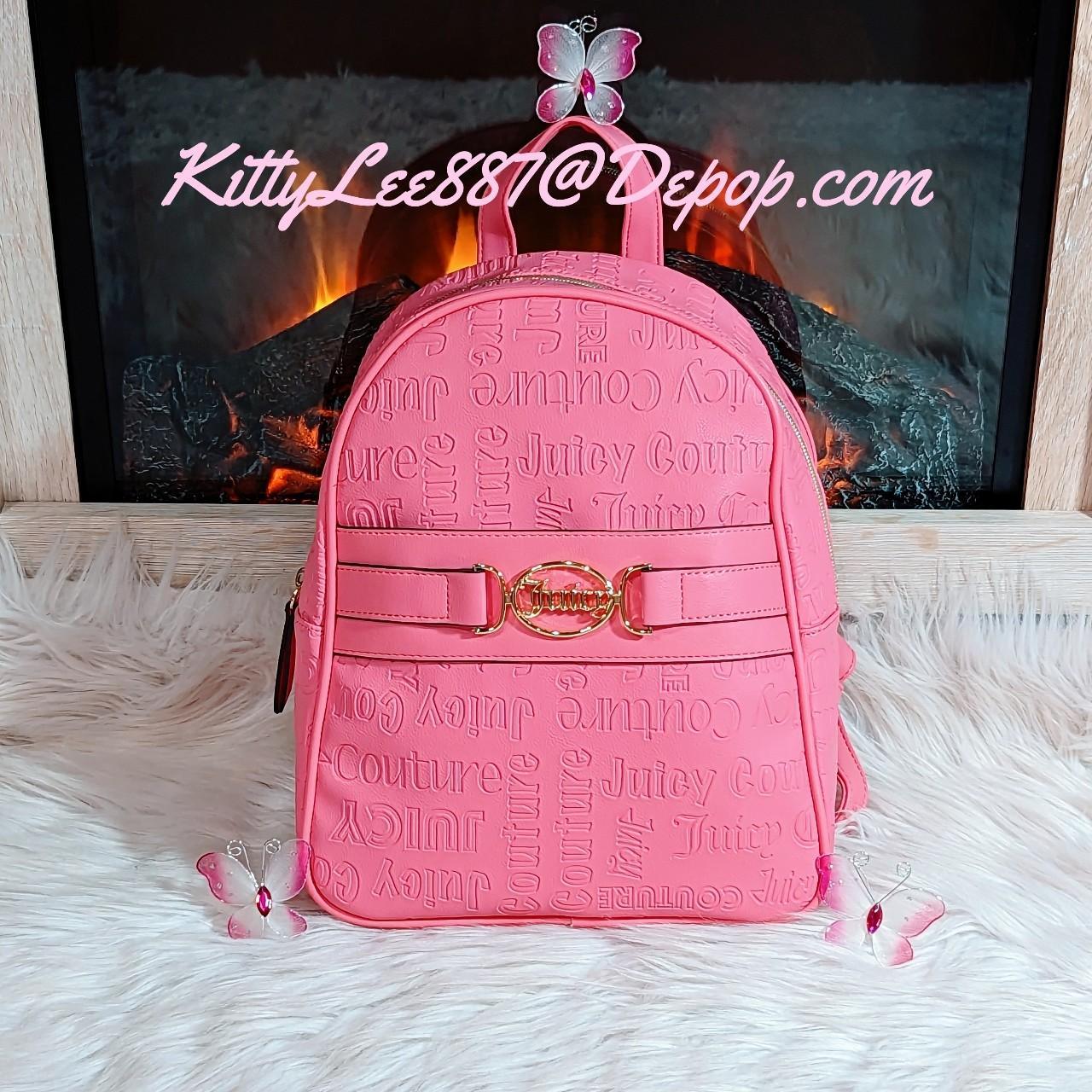 Juicy couture small backpack The backpack brings a - Depop