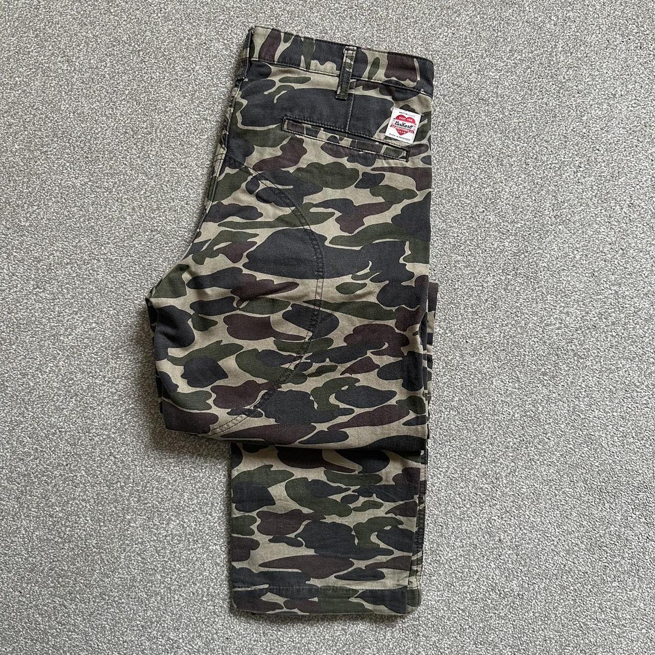 Carhartt Duck Camo Work Pants W 33 x L 32 Worn a... Depop