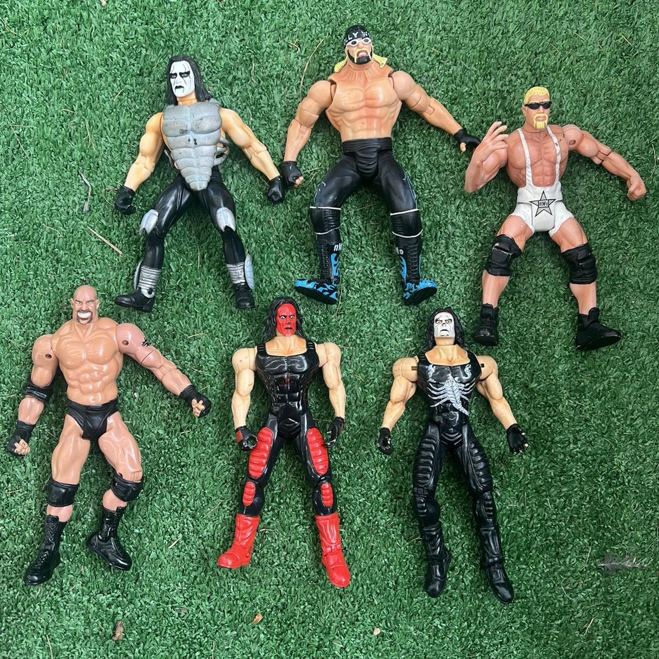 1998 WWF action figures All of them have the 98... - Depop