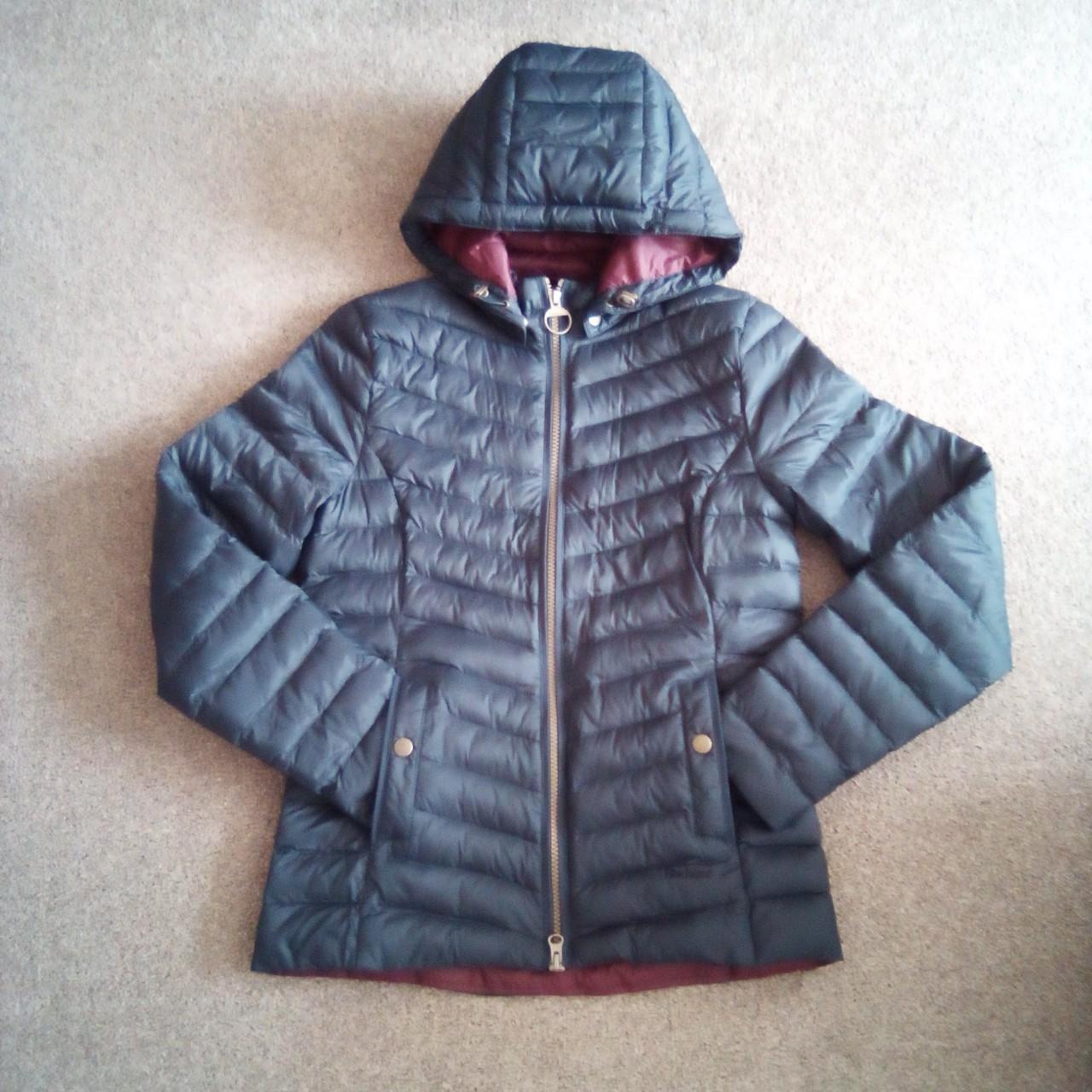 Hood Barbour Quilted Jacket Womens Silver Barbour Fitted Jacket