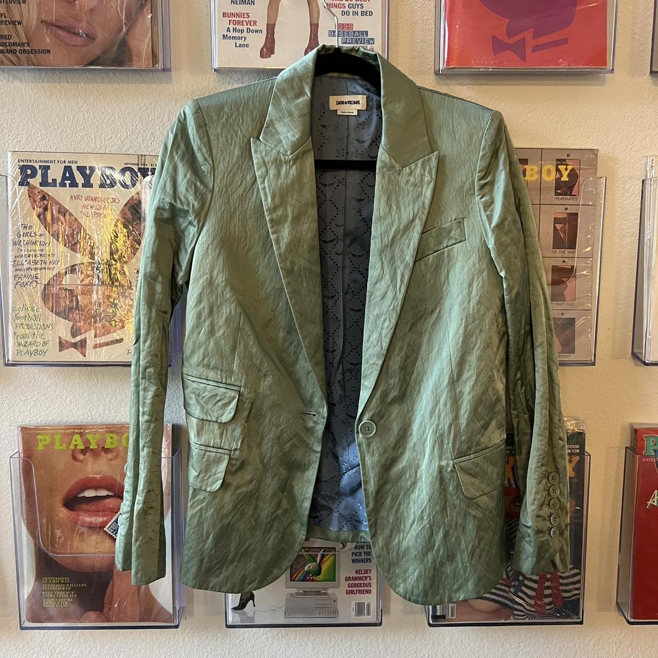 Zadig Voltaire Women S Green Tailored Jackets Depop