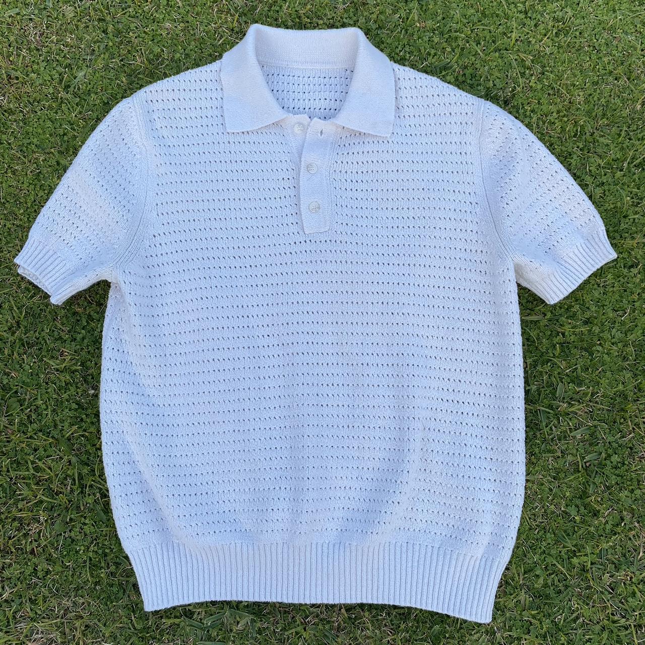 Mens Knit Polo. Size Large Brand new, super sick Depop