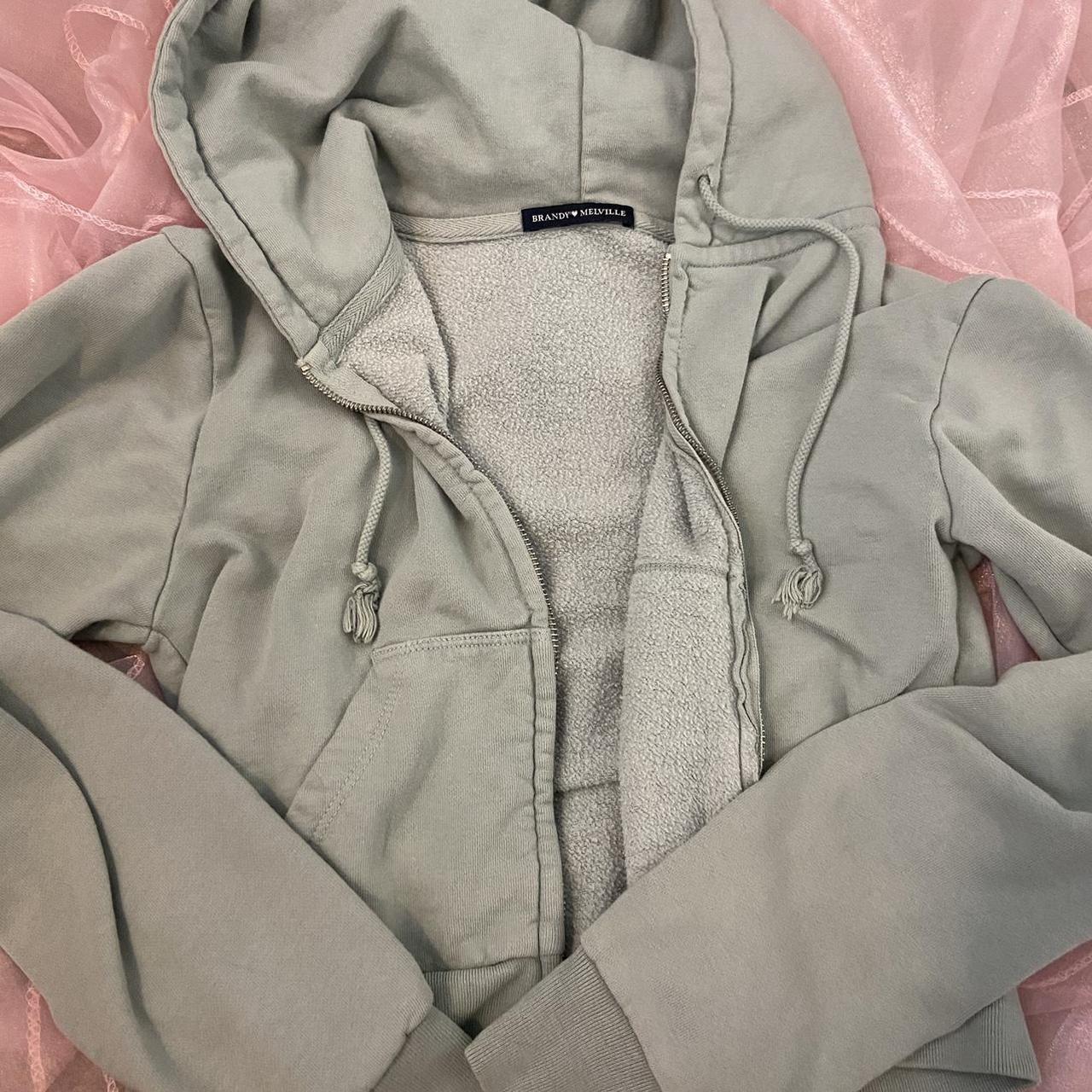 Brandy Melville hoodie •one size •small not... - Depop