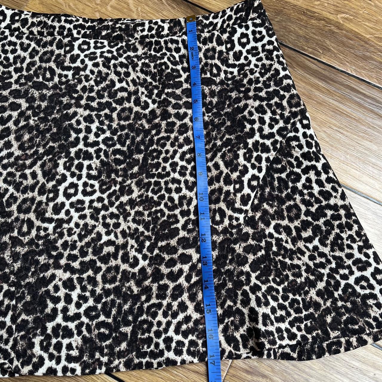 Leopard print cheap skirt george