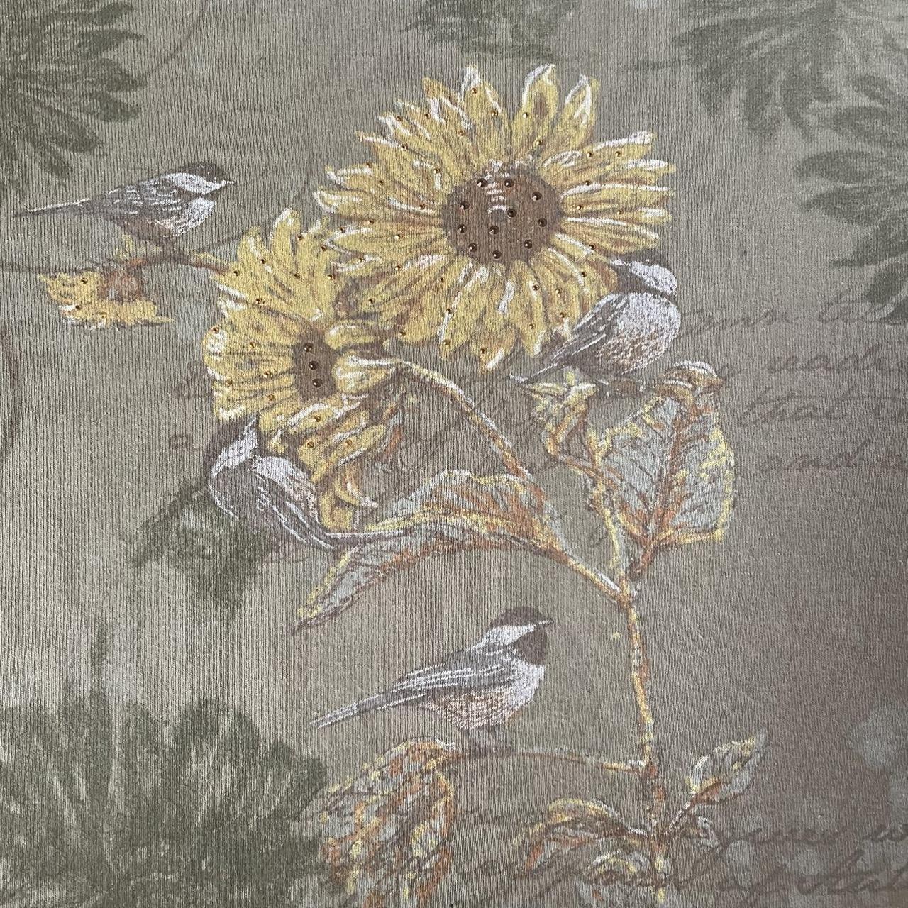 adorable morning sun long sleeve with sunflower... Depop