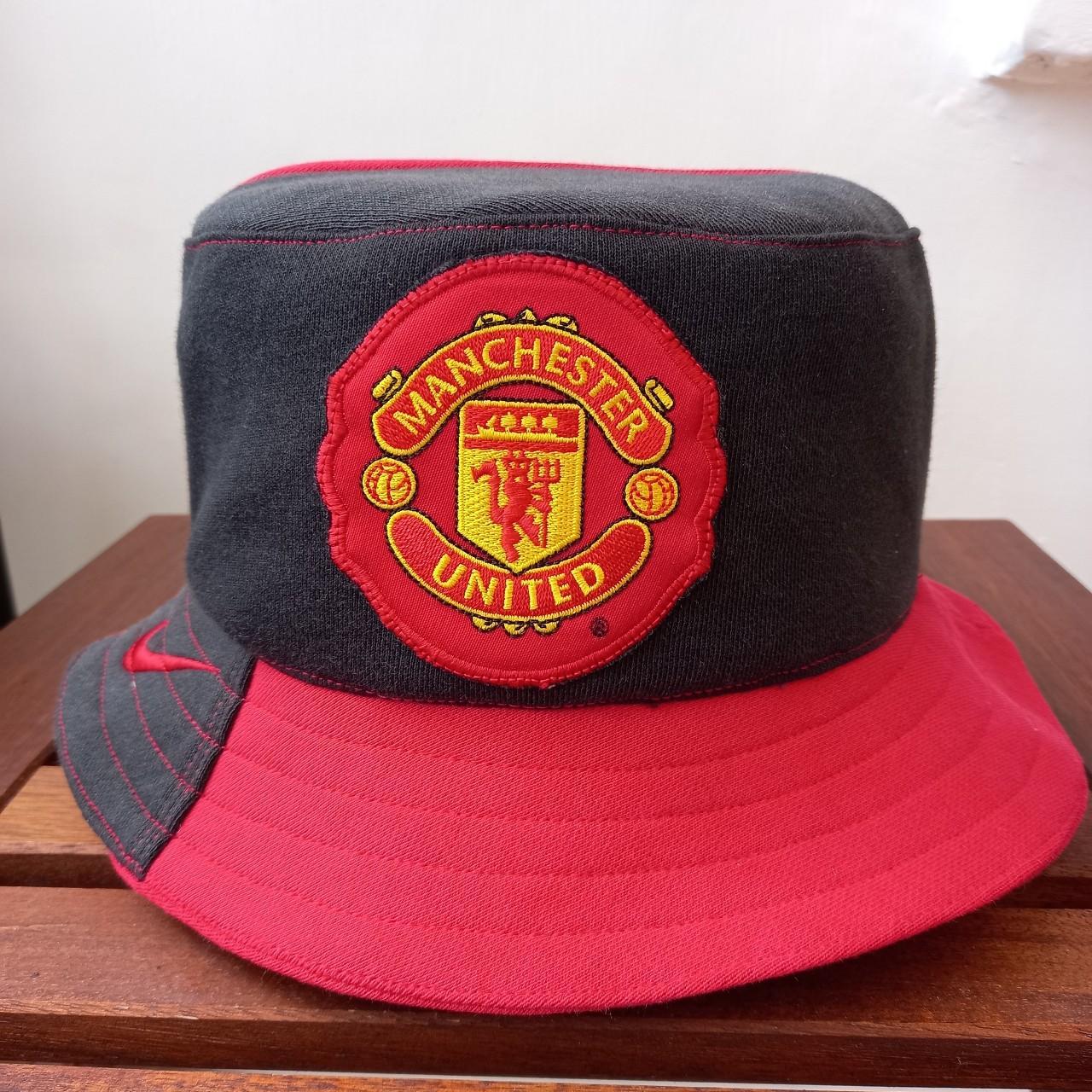 Upcycled Manchester United Football Club Bucket Hat,... - Depop