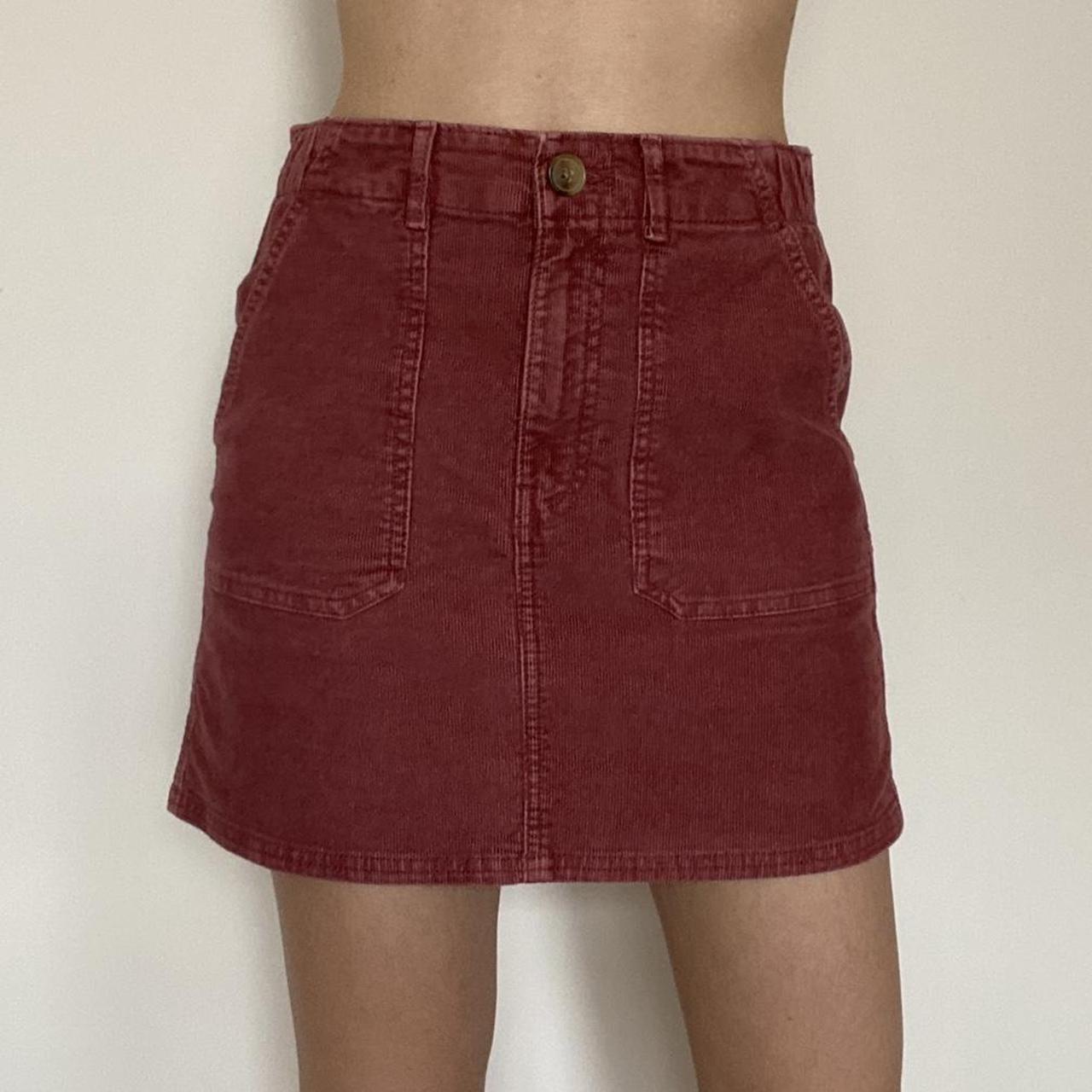 AE High-Waisted Corduroy Mini Skirt