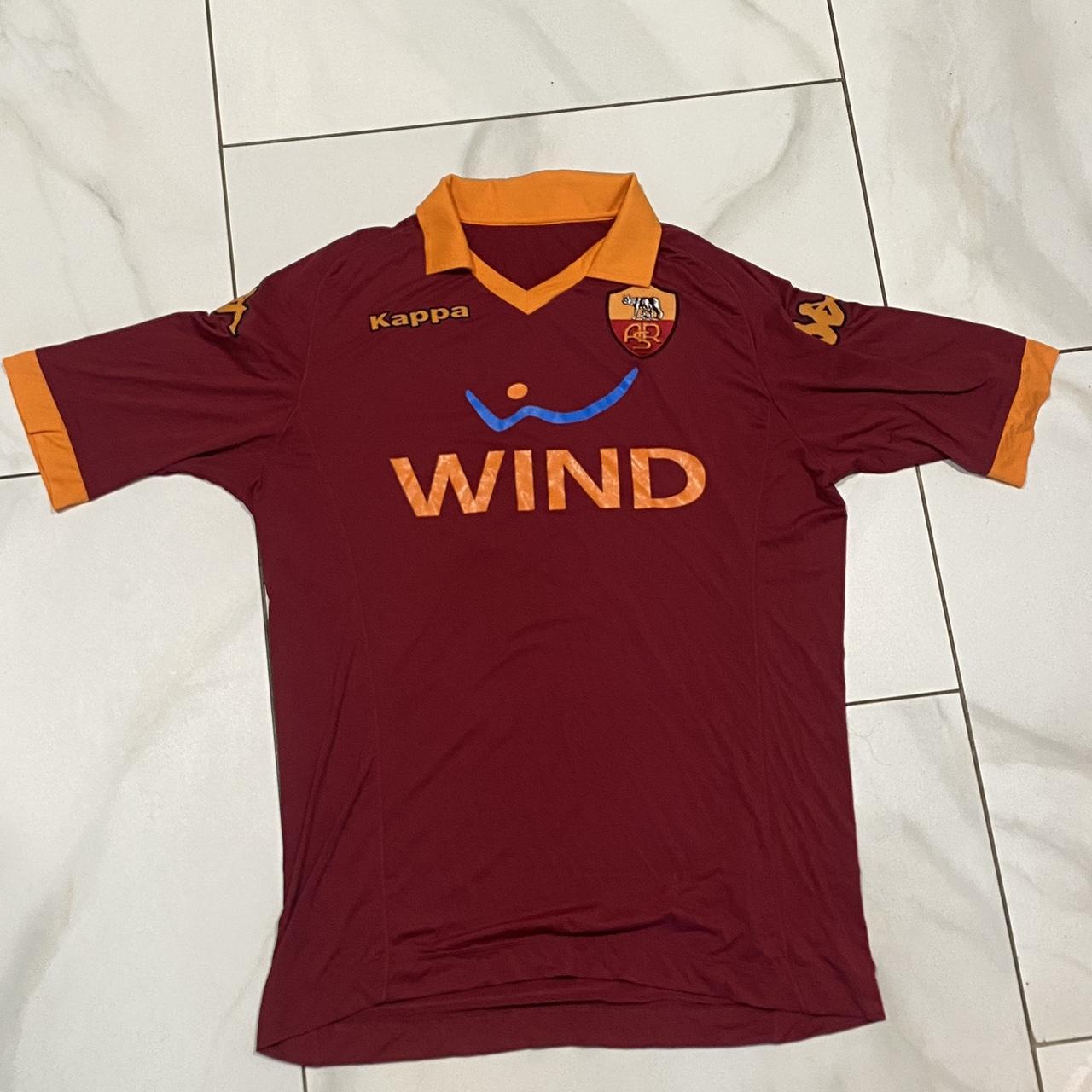 Y2K 2012-13 Roma Home Kappa Football... - Depop