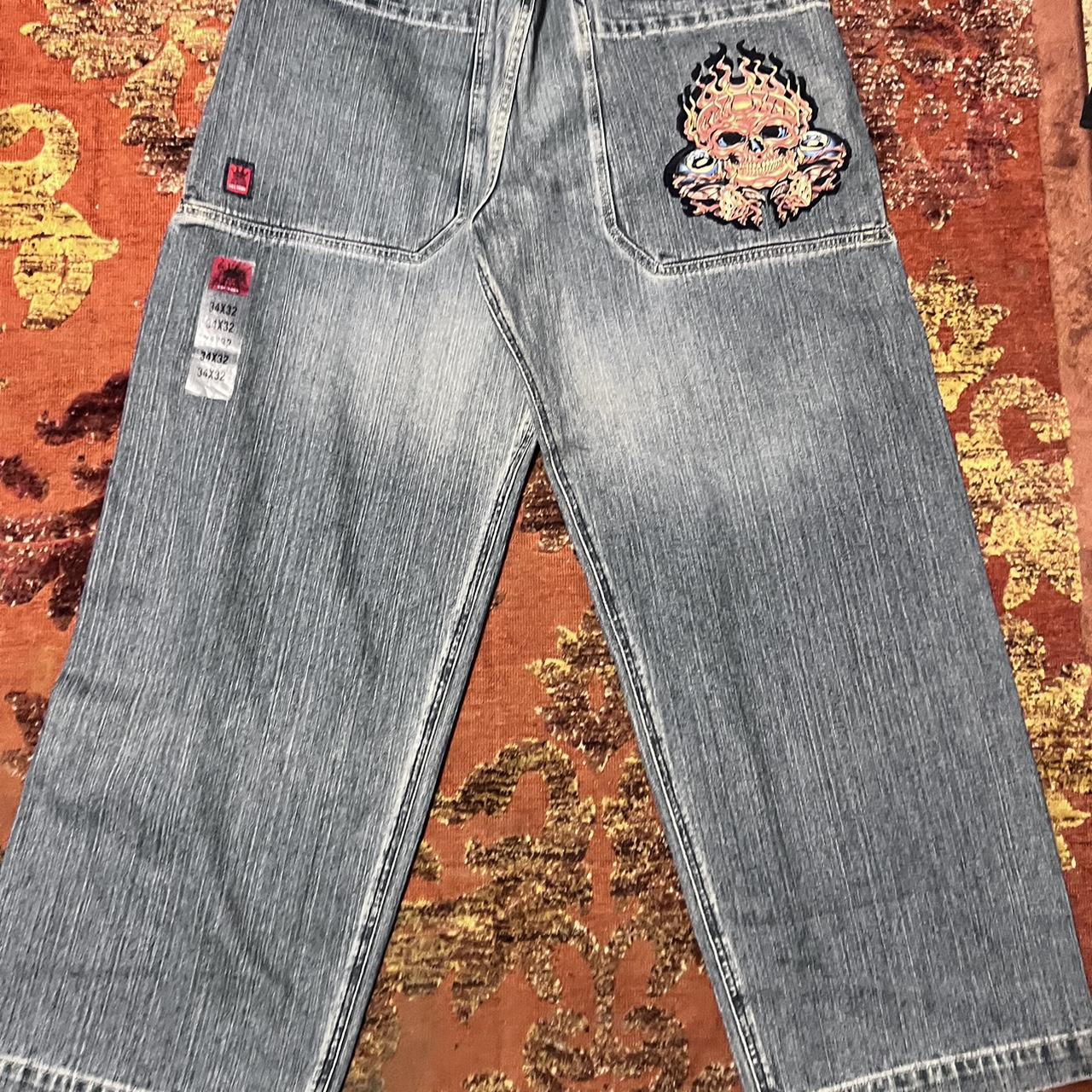 RARE Y2K Jesse Pinkman Brand New JNCO Skulls 8 Ball... - Depop