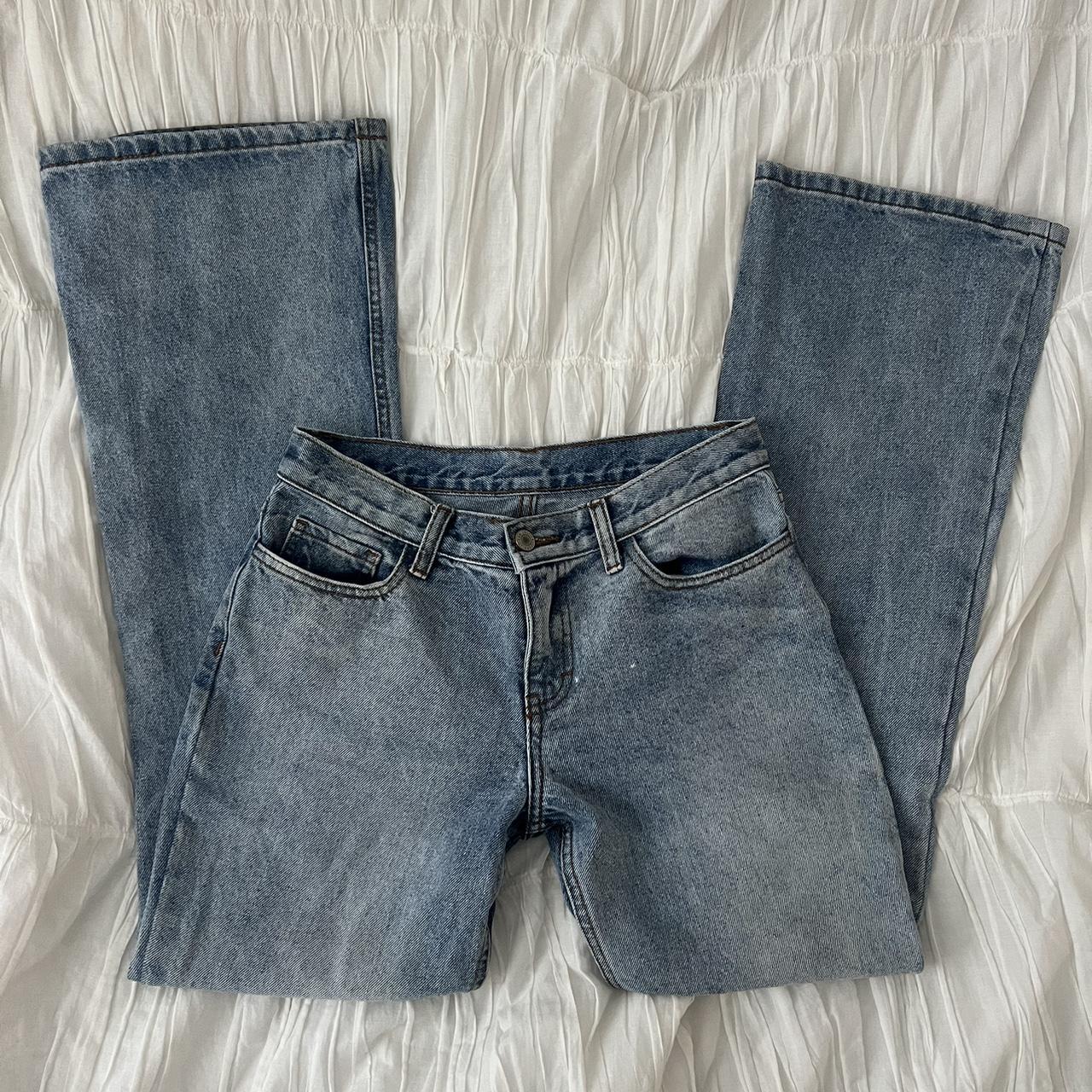 Brandy Melville quinn jeans 🤍 Size S/ best would fit... Depop