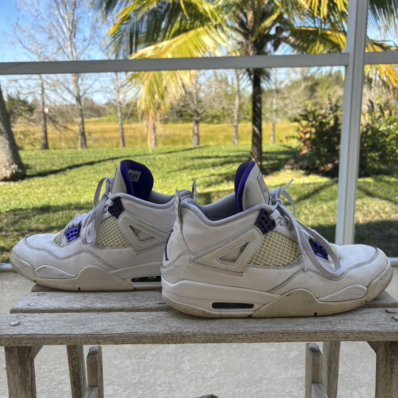 jordans 4 purple