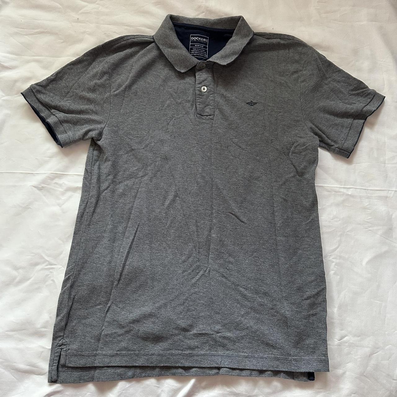 dockers men polo size medium excellent condition - Depop