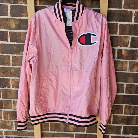 Pink champion sale bomber jacket