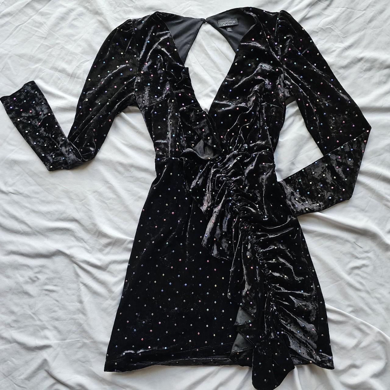 Depop Topshop Rainbow Dress Topshop Rainbow Metallic Wrap Dress