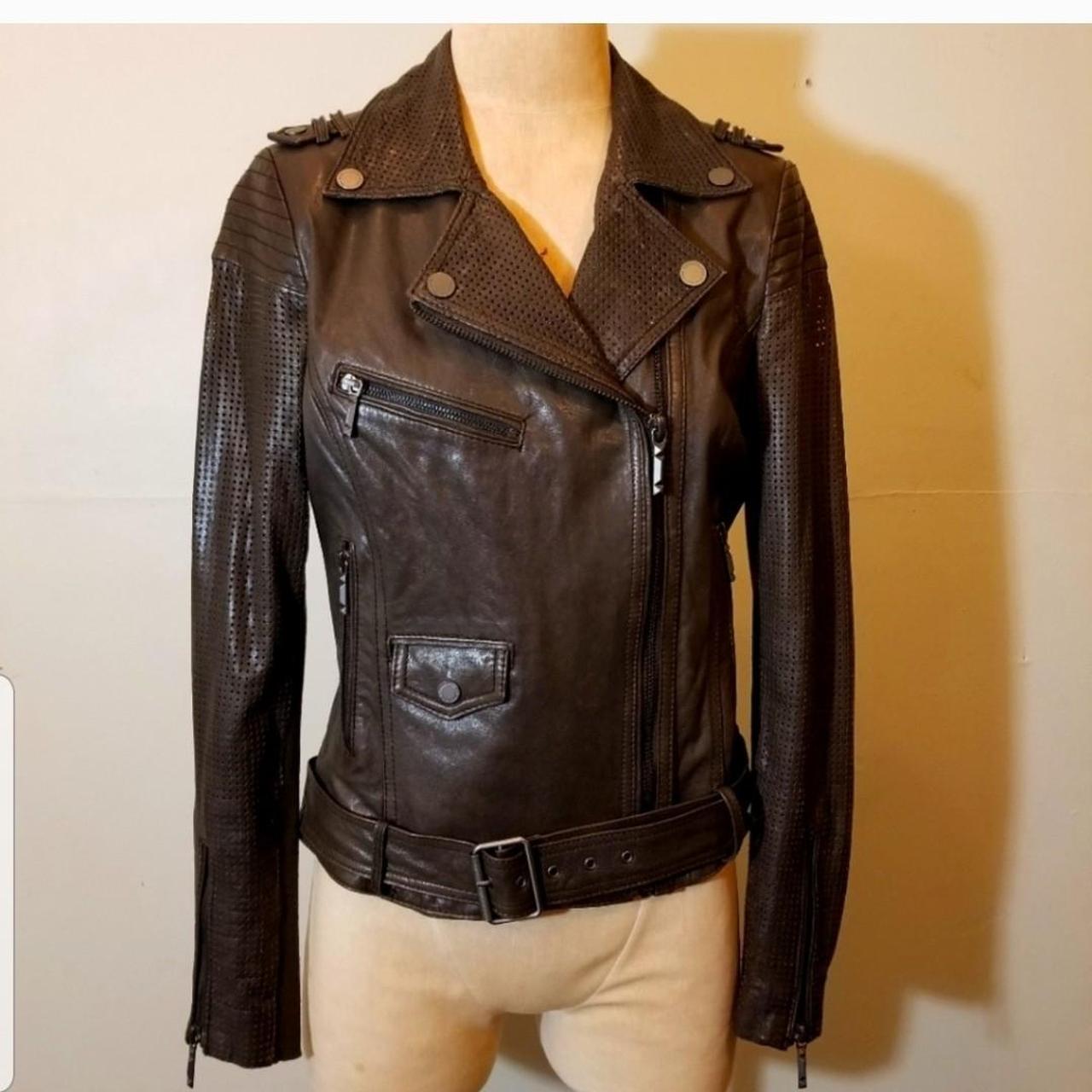 BCBGMAXAZARIA leather jacket store