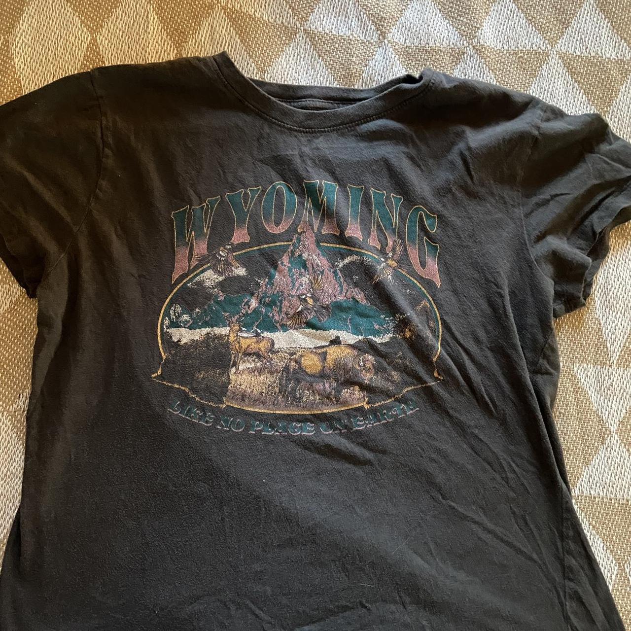 target wyoming nature graphic tee size:... - Depop