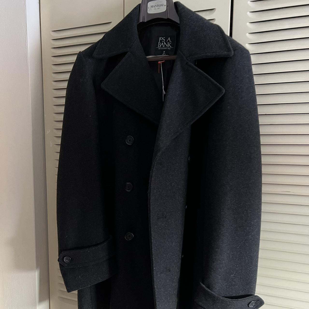 Jos. A Bank Wool Melton Peacoat Used good coat... Depop