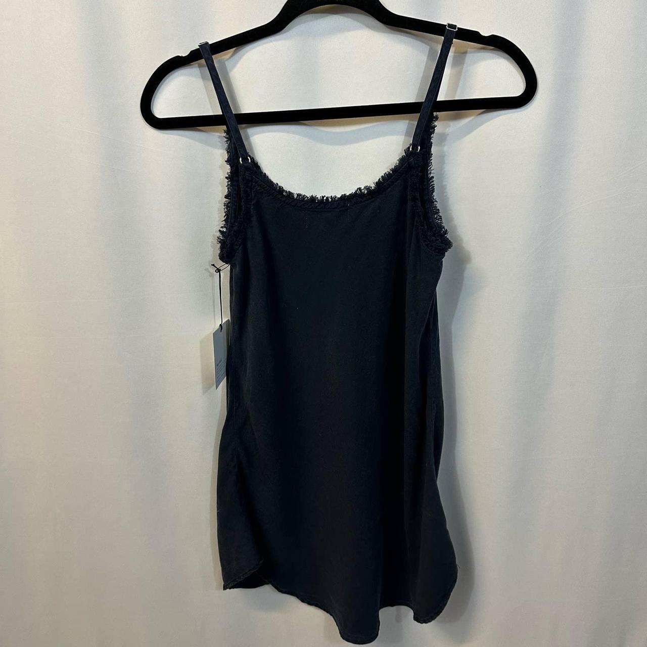 Bella Dahl Dorina Frayed Navy Blue Mini Dress Depop