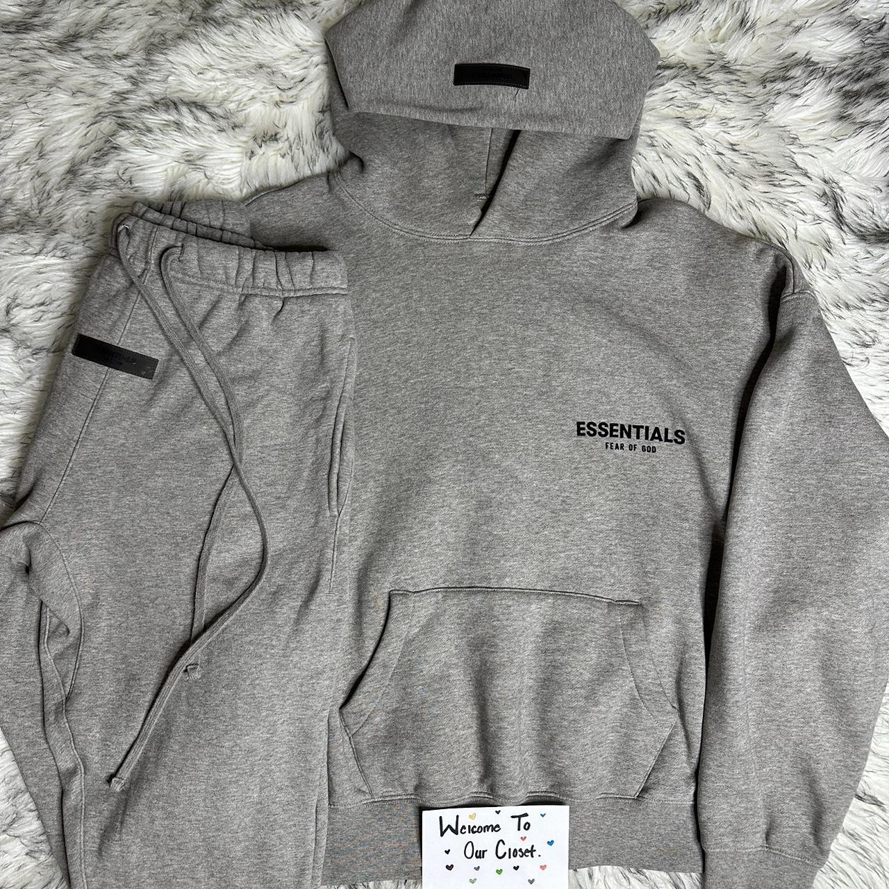 Item: Fear Of God Essentials Sweatsuit Description:... - Depop