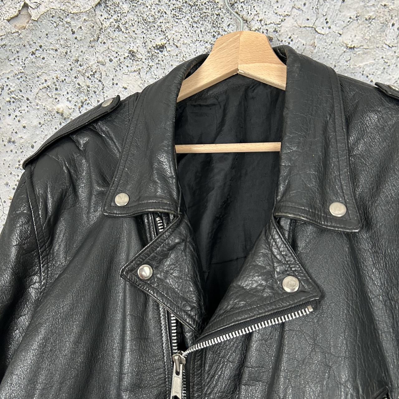 Vintage Ramones Genuine Leather Jacket 90s Punk Rock | Depop