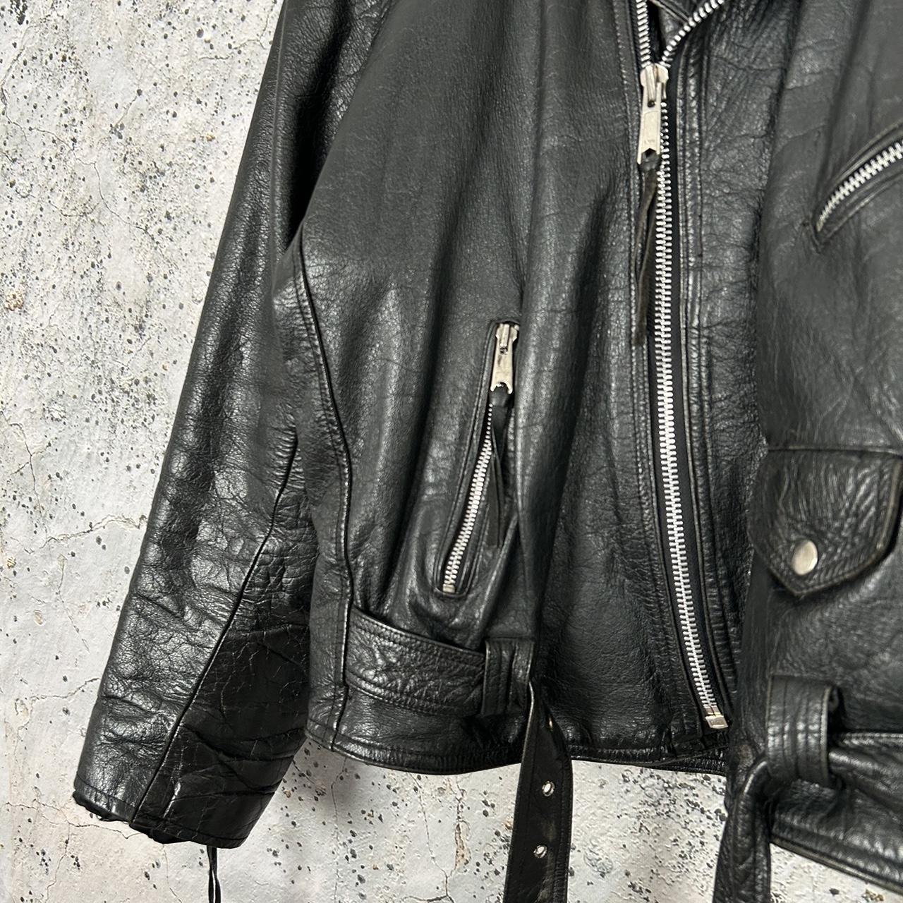 Vintage Ramones Genuine Leather Jacket 90s Punk Rock | Depop