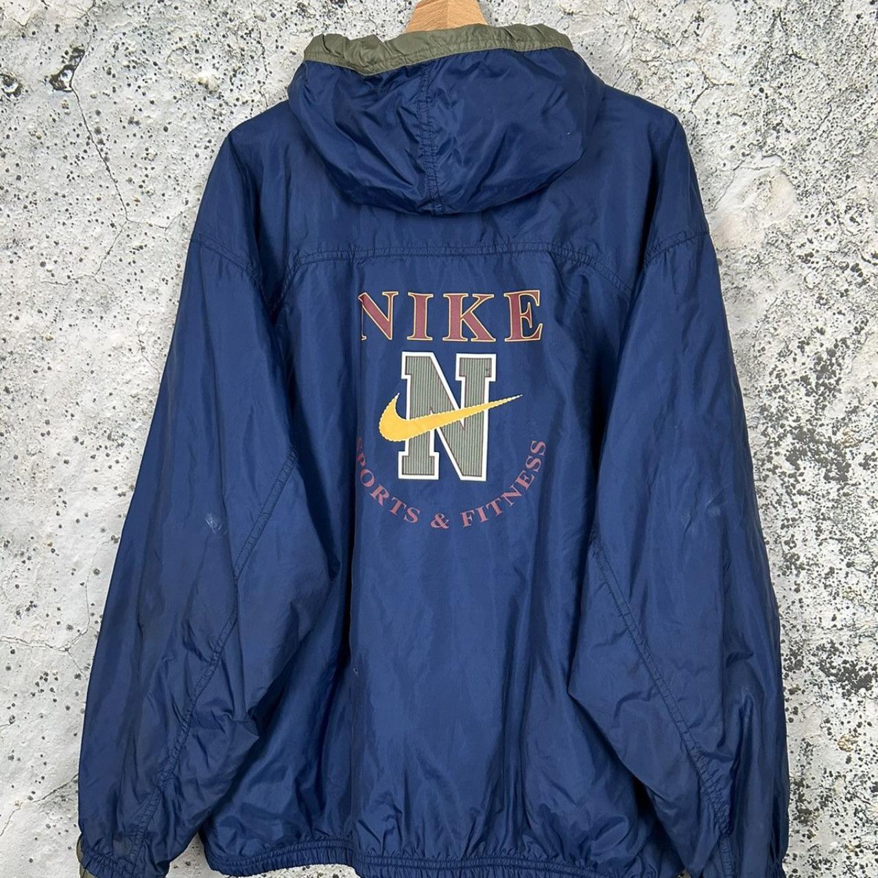 VINTAGE 90s NIKE NYLON JACKET Vintage Nike 90s Light Nylon Jacket Streetwear | Depop