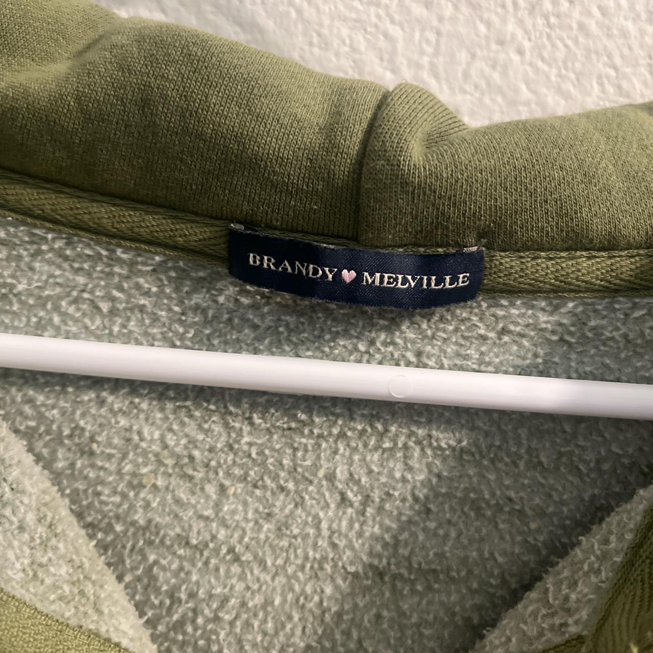 brandy melville matcha christy zip... Depop