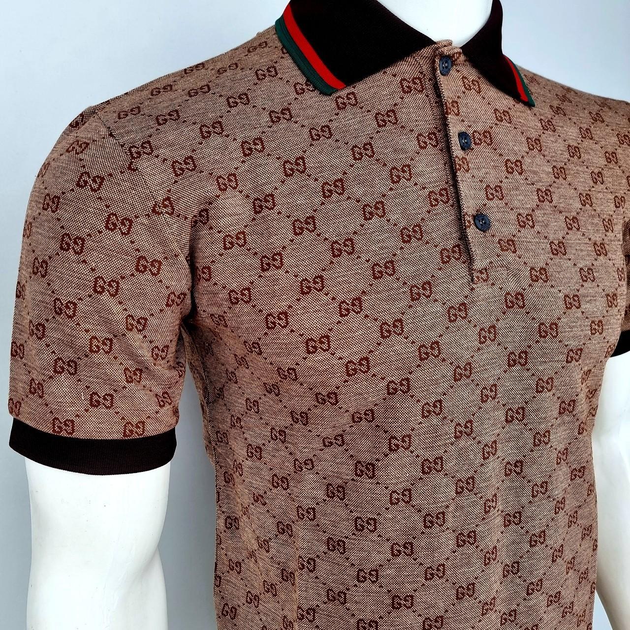 Brown gucci clearance polo