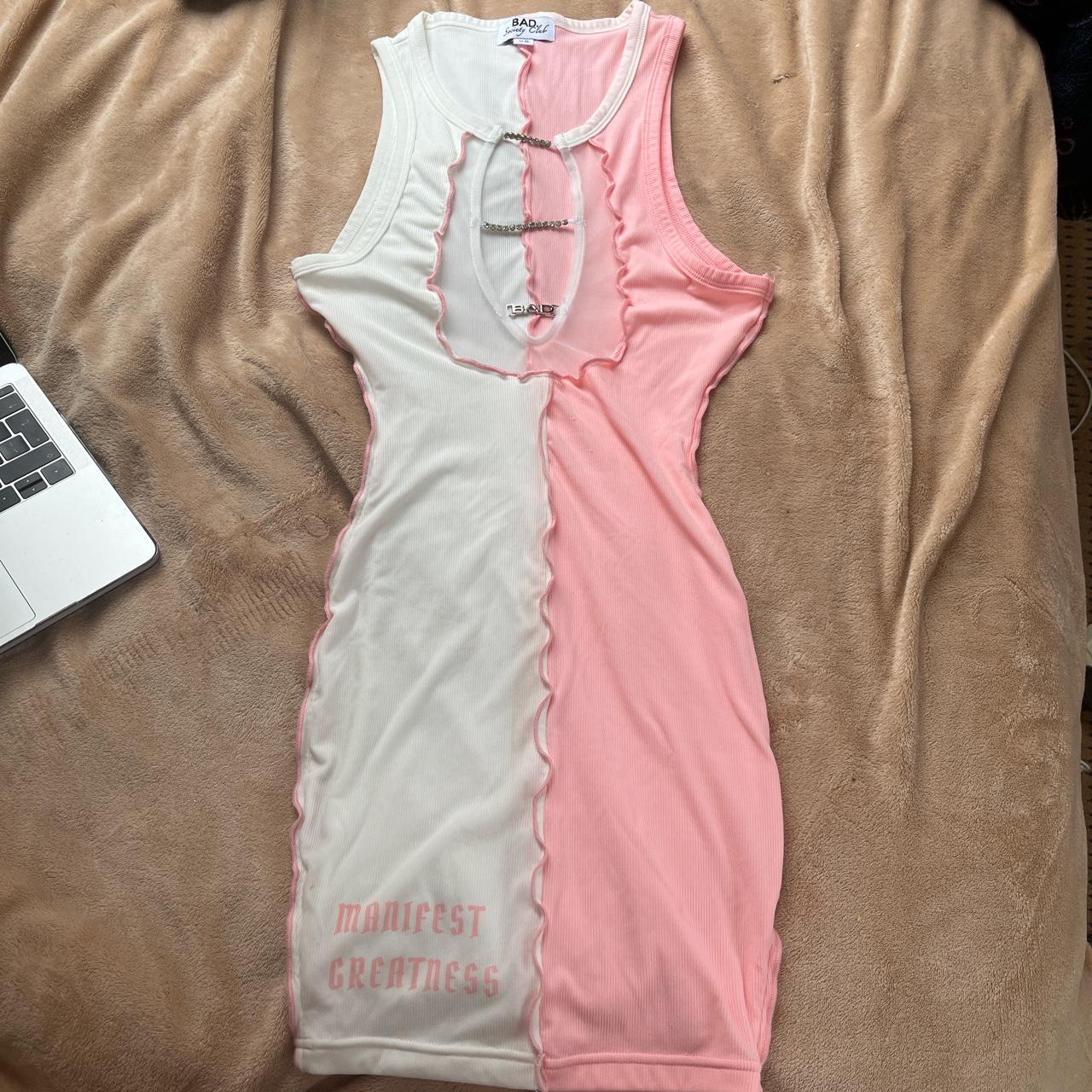 bad-society-club-mini-dress-in-pink-size-xs-gorgeous-depop