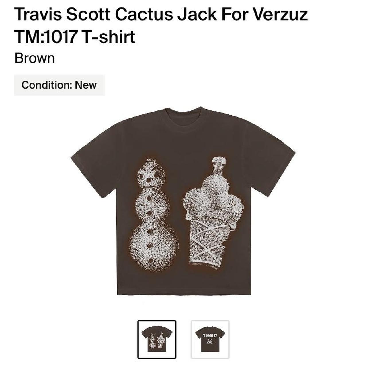 Travis Scott Cactus Jack For Verzuz TM:1017 II T-shirt White Men's - FW20 -  US