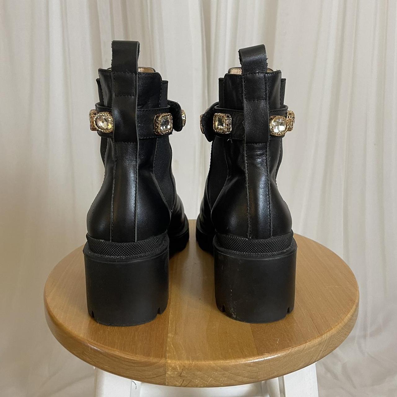 Gucci Women's Black Boots Depop