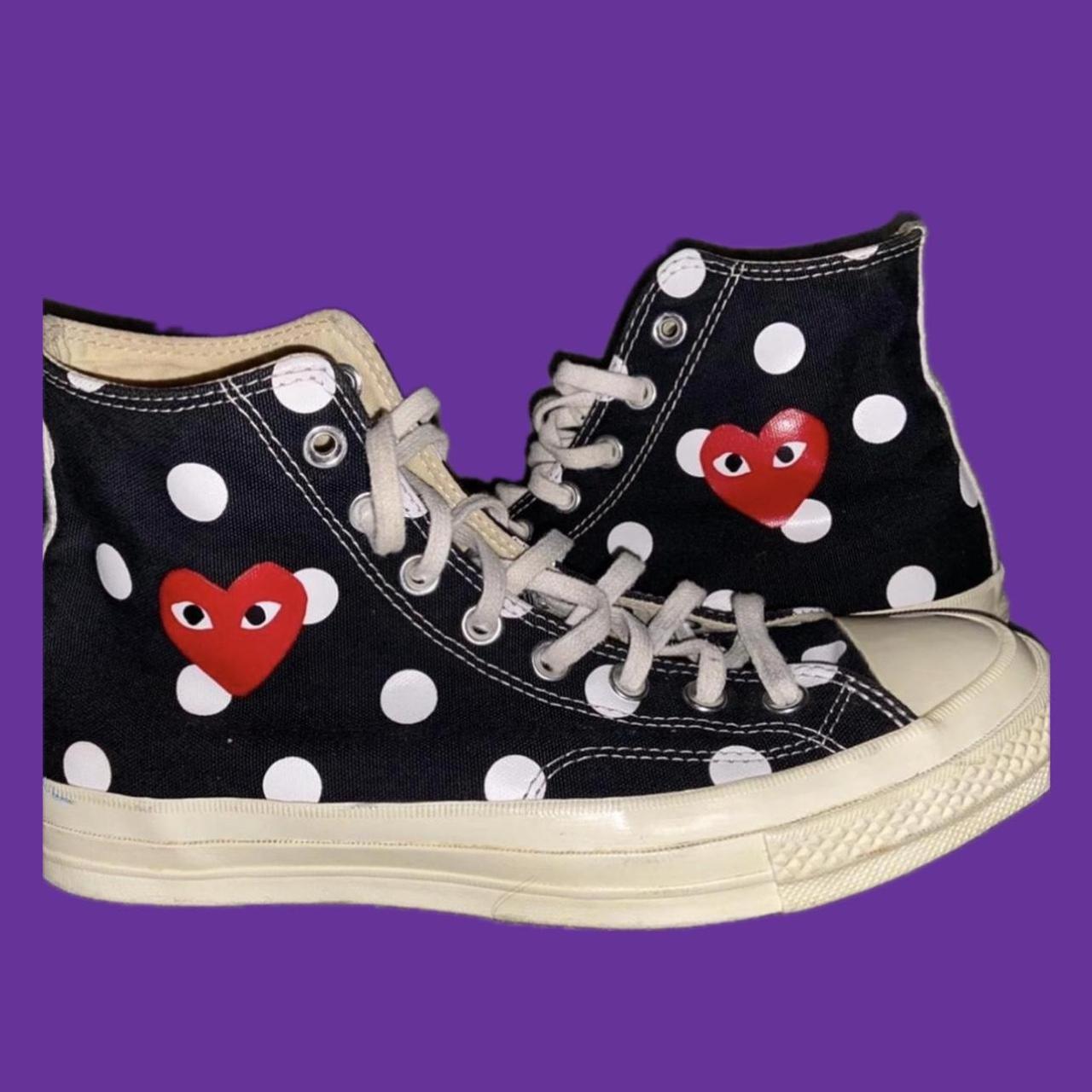 Polka dot heart converse hotsell